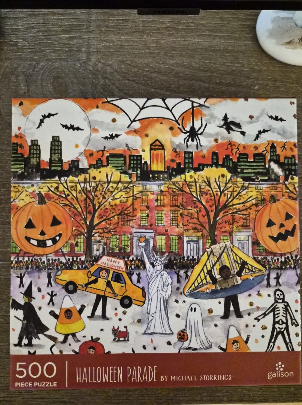 Galison "Halloween Parade" 500 Piece Puzzle.